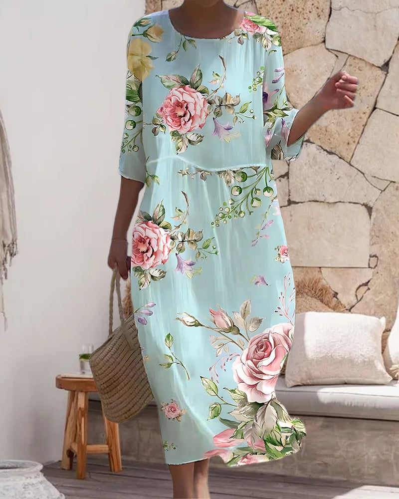 SofiaGreco Elegante Bloemenjurk