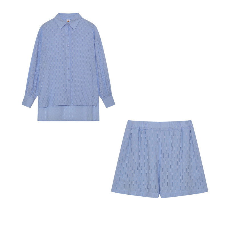 Chiara – Luchtige Dames Set van Blouse en Shorts