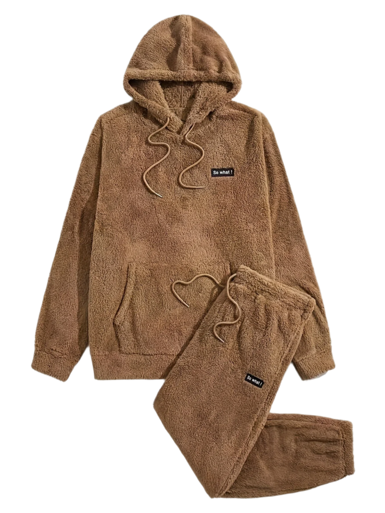 Lorenzo – Heren 2-Delige Teddy Fleece Pyjama Set