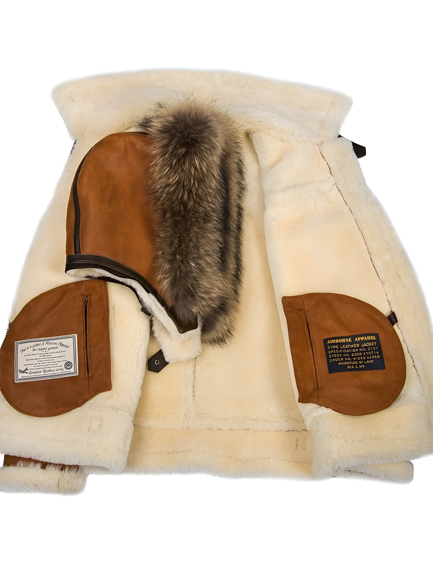 Luca – Leren Winterjas Met Capuchon voor Heren