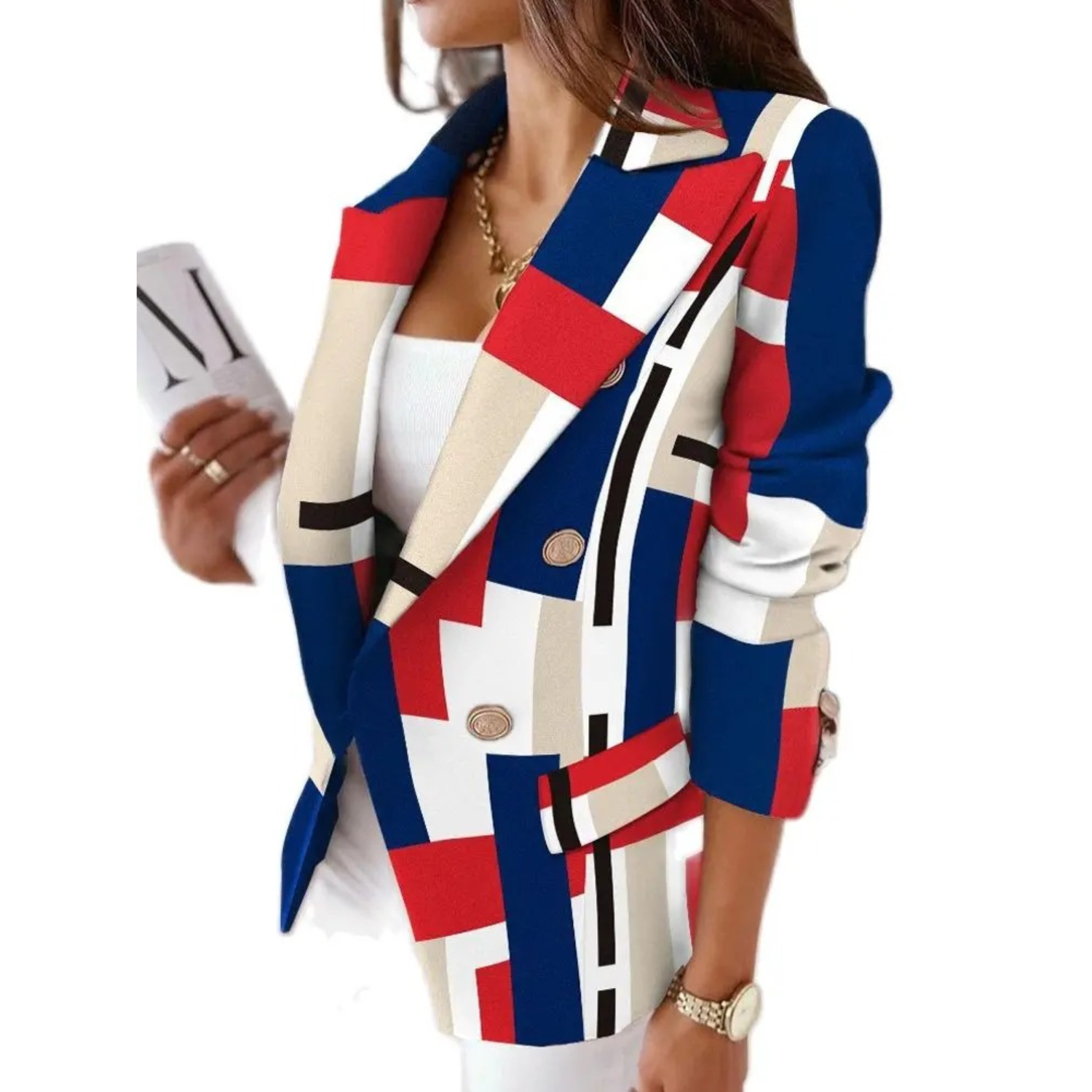Elena – Getailleerde Dames Blazer voor Moeiteloze Elegantie