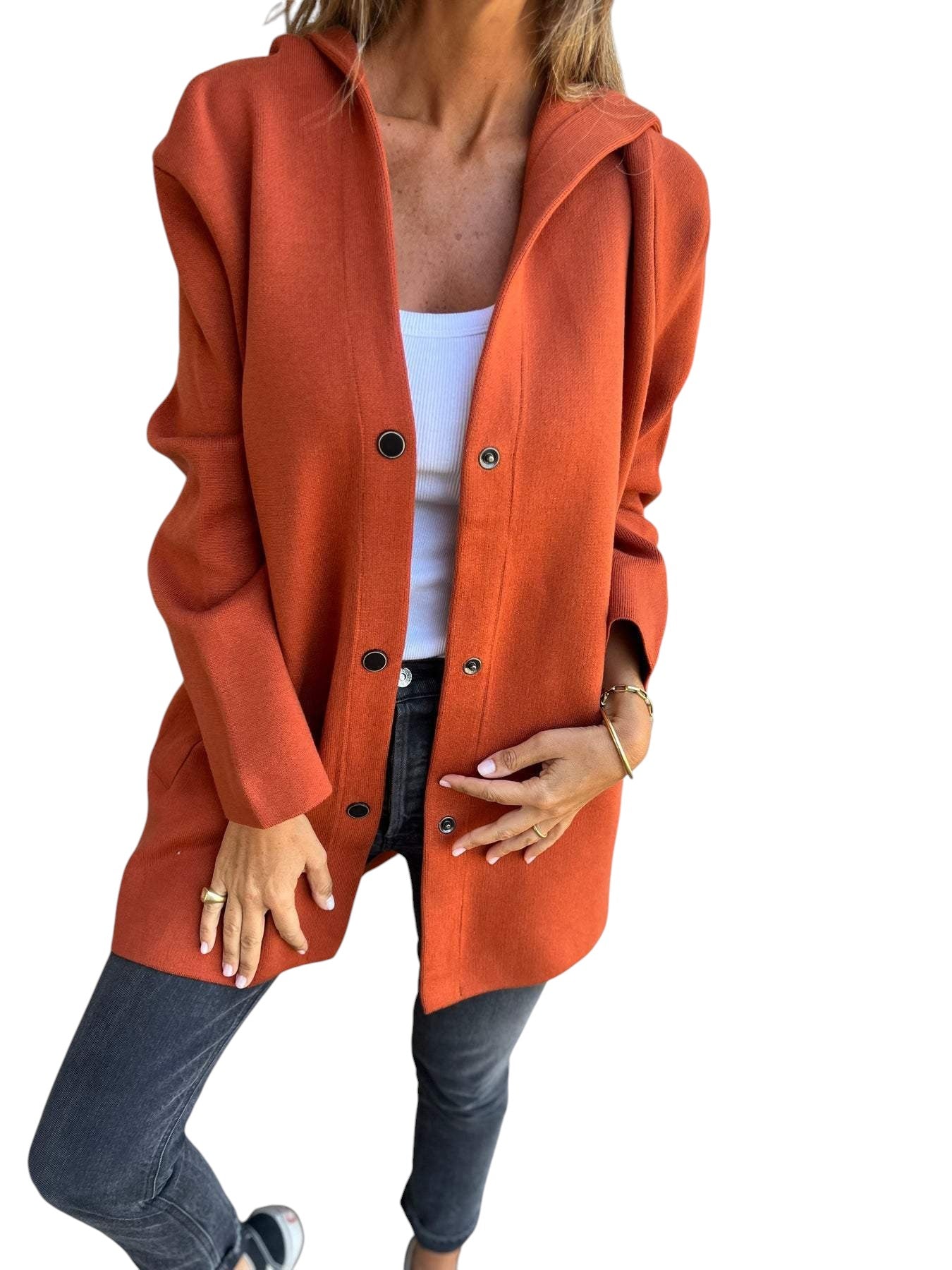 Aurelia – Dames Jas met Capuchon voor Stijlvol Comfort