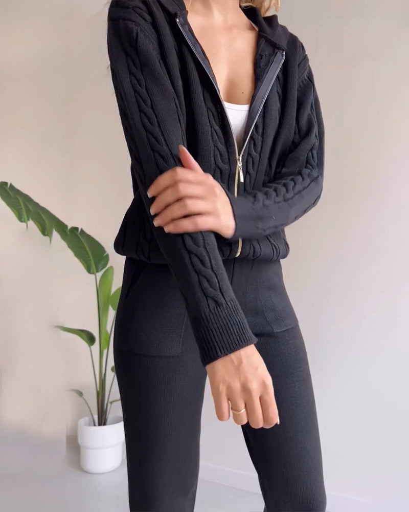 DanteLucchini Jacquard Tweedelige Set Voor Dames