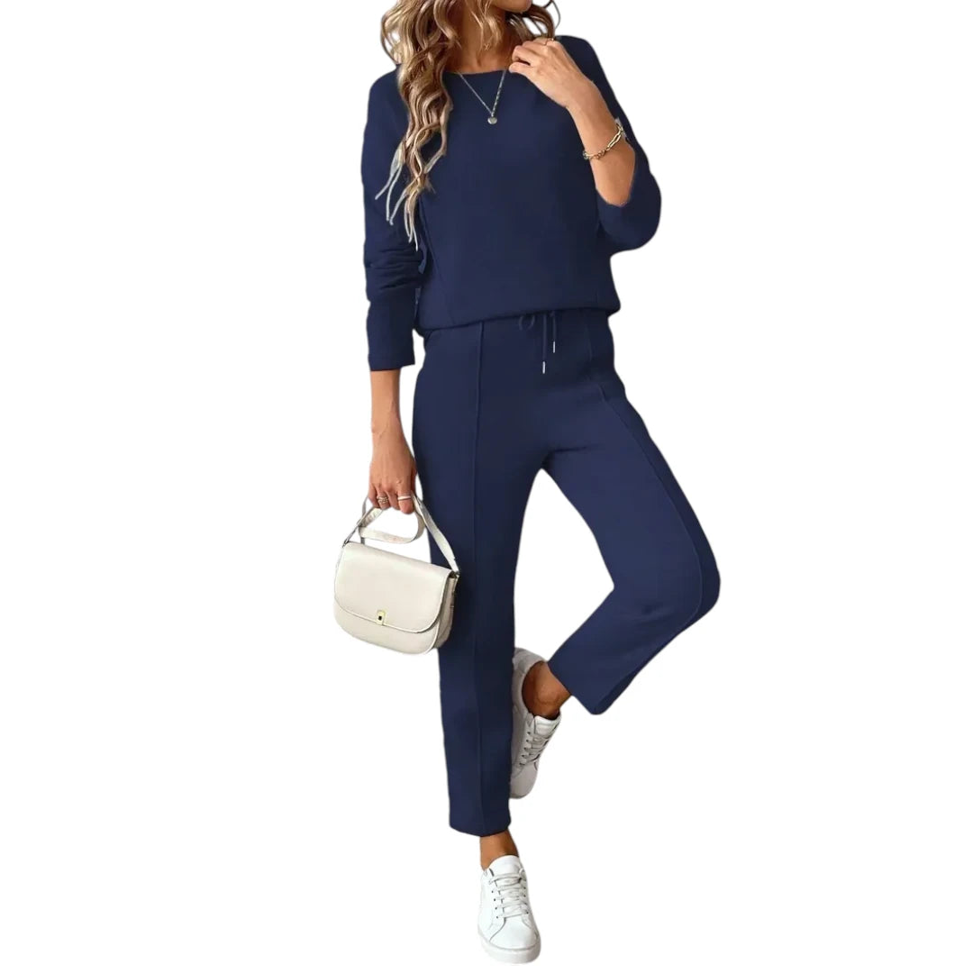 Jersey – Dames Twee-Delige Set van Katoenmix