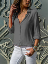 Calisa – Soepelvallende Damesblouse met Knoopsluiting