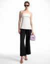 RicciTop™ Strapless top met rits aan de zijkant