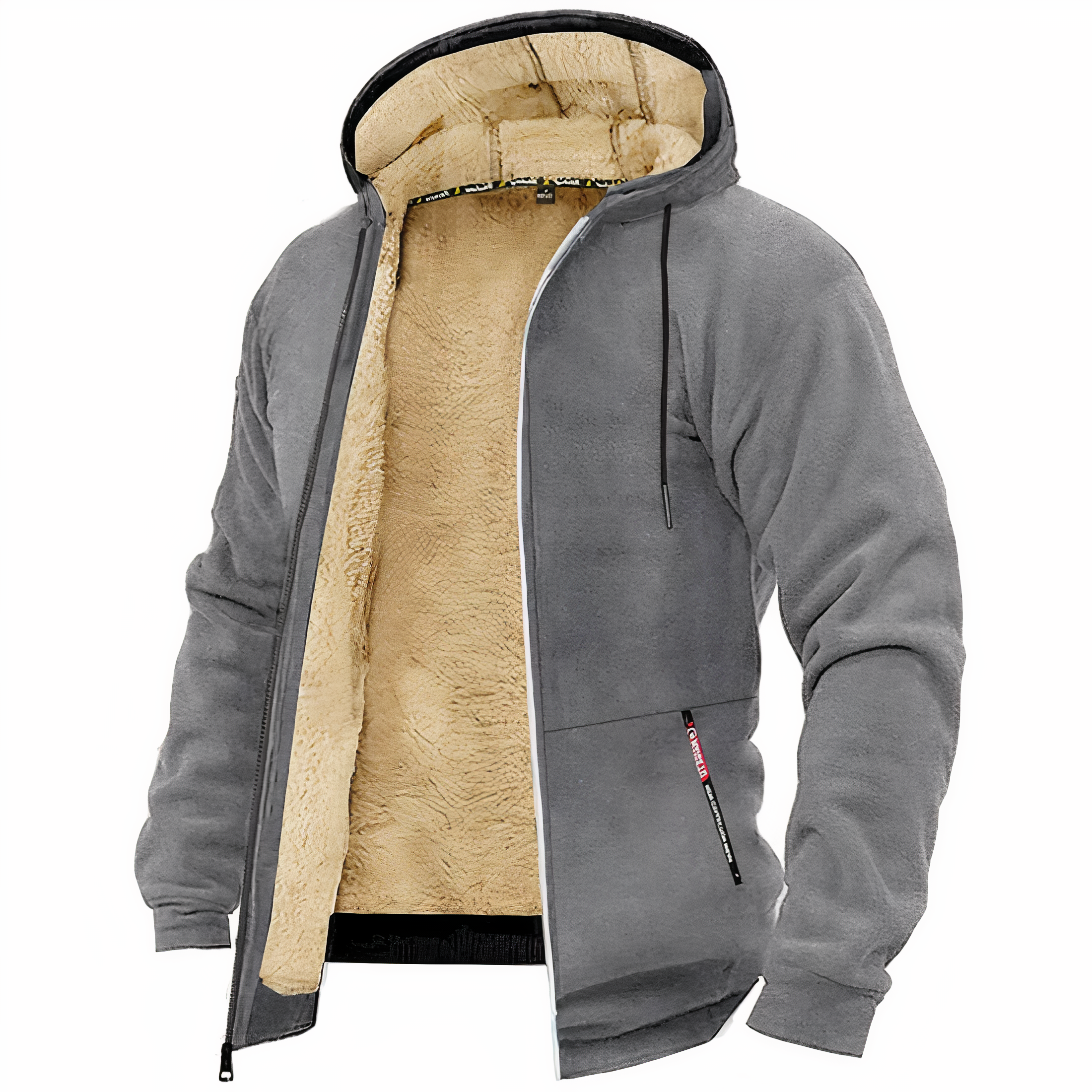 Alessio – Fleecegevoerde Unisex Winterjas