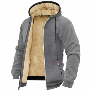 Alessio – Fleecegevoerde Unisex Winterjas