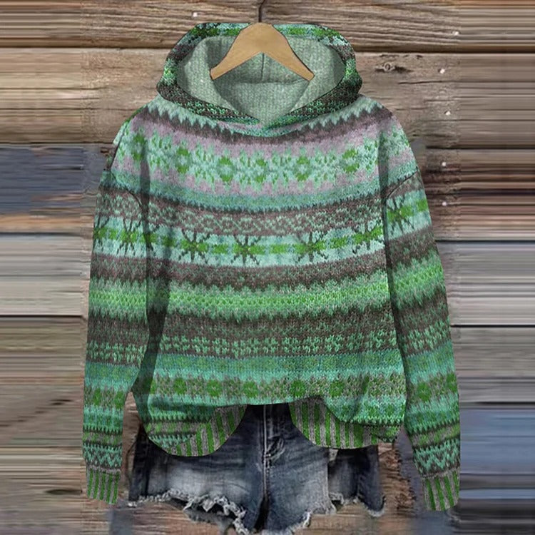 LucaRoma Retro Hoodie Voor Vrouwen