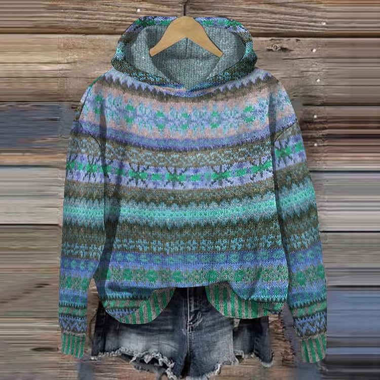 LucaRoma Retro Hoodie Voor Vrouwen