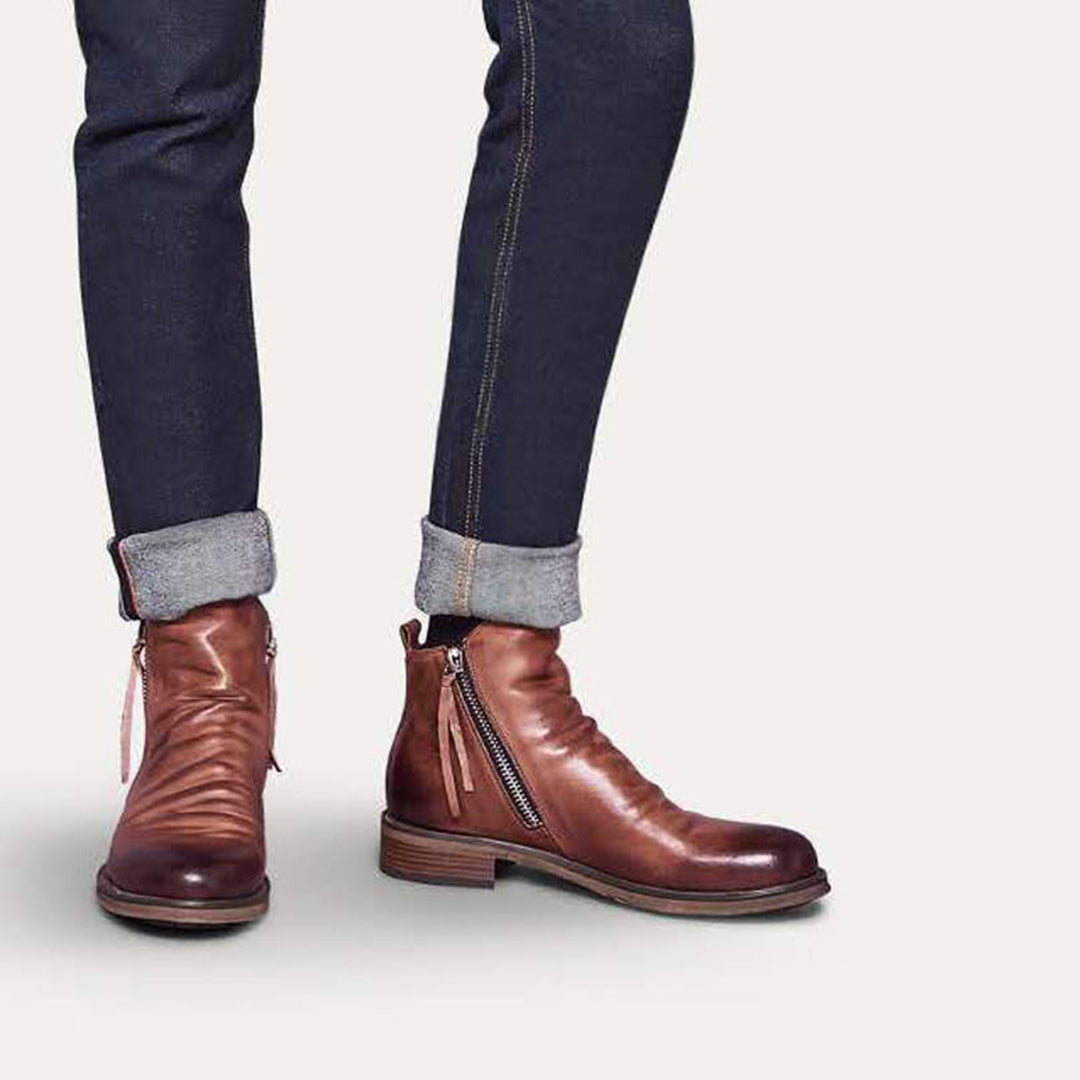 Lorenzo – PU-Lederen Herenschoenen voor Alle Seizoenen