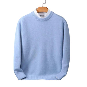 Vata – Cashmere Heren Trui met Ronde Hals