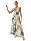 Camille – Boho Patchwork Maxi Jurk voor Vrouwen