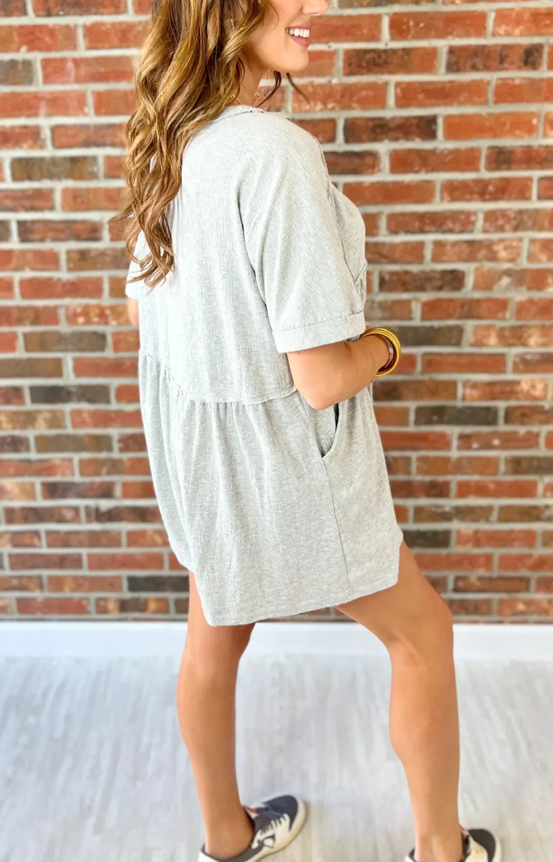 PaoloRossini V-Hals Knoop Romper