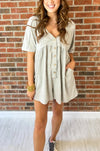 PaoloRossini V-Hals Knoop Romper