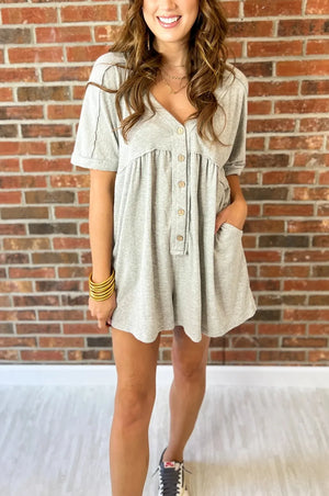 PaoloRossini V-Hals Knoop Romper