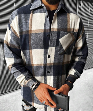 Costa - Warm heren overshirt
