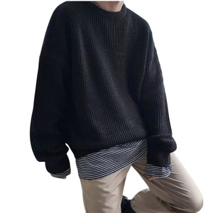 Luca – Oversized Gebreide Wintertrui voor Heren