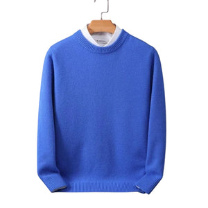 Vata – Cashmere Heren Trui met Ronde Hals