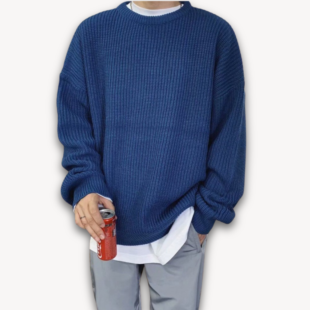Luca – Oversized Gebreide Wintertrui voor Heren