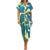 Giulietta – Zomers Dames Maxi Jurk met Knoopsluiting en Valt Elegant