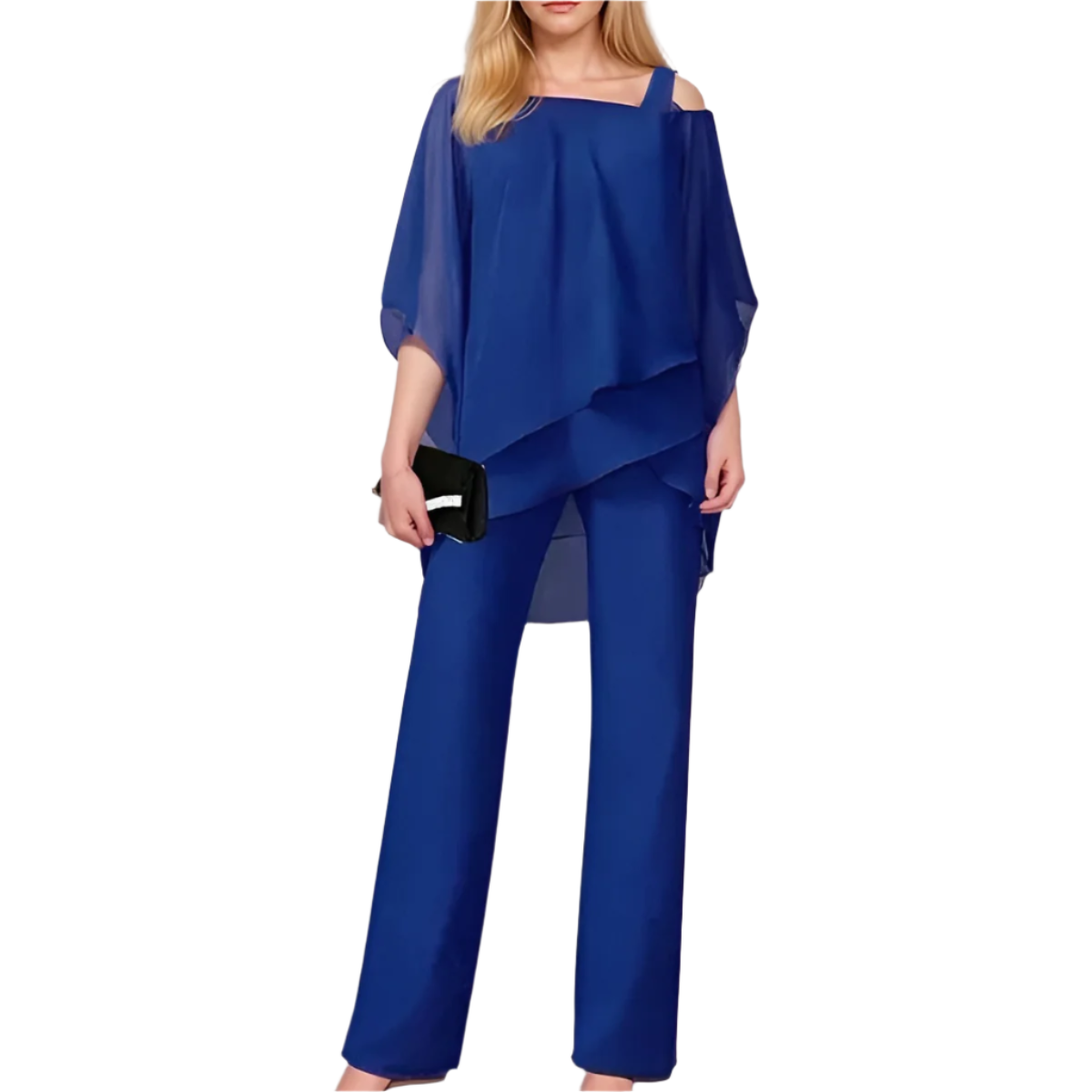 Camille – Elegante Gelaagde Dames Jumpsuit