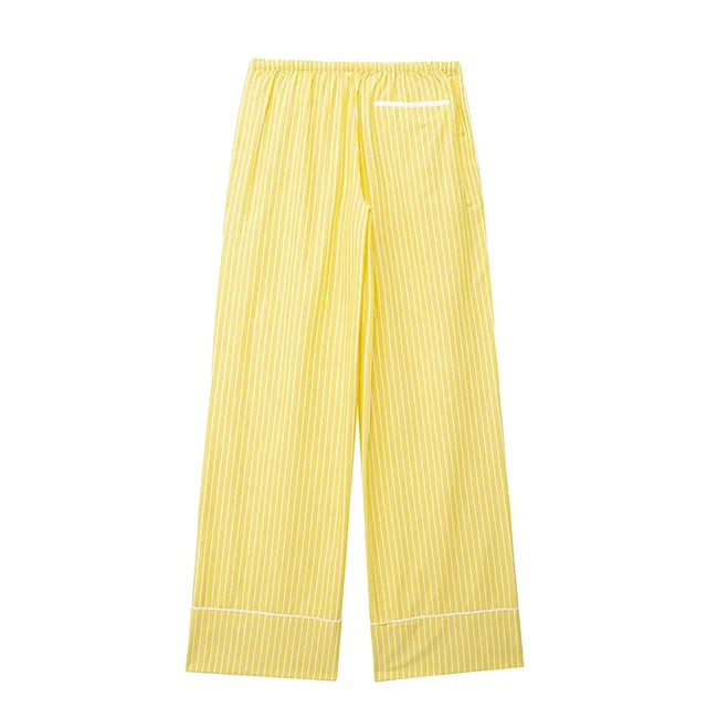 Isabella – Zachte Dames Loungewear Set in Geel