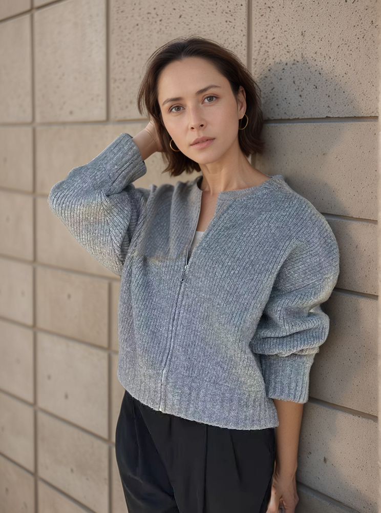 Isabella – Tijdloze Gebreide Dames Gilet