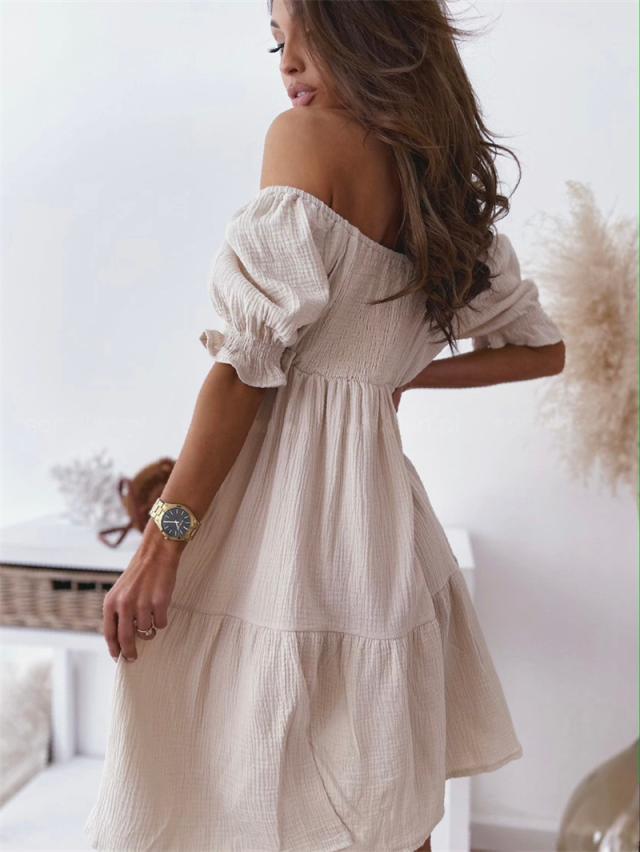 Isabella – Off-Shoulder Zomerjurk voor Dames