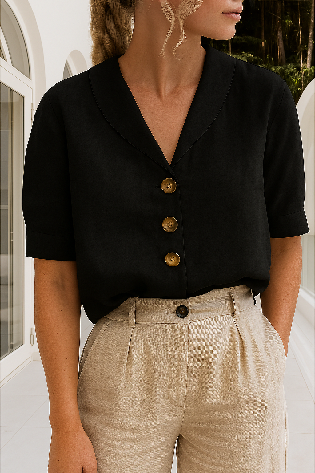 Leonor – Elegante Damesblouse