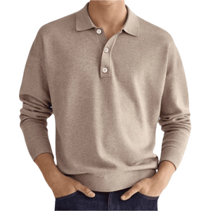 Dionel – Klassieke Heren Polo Trui met Kraag