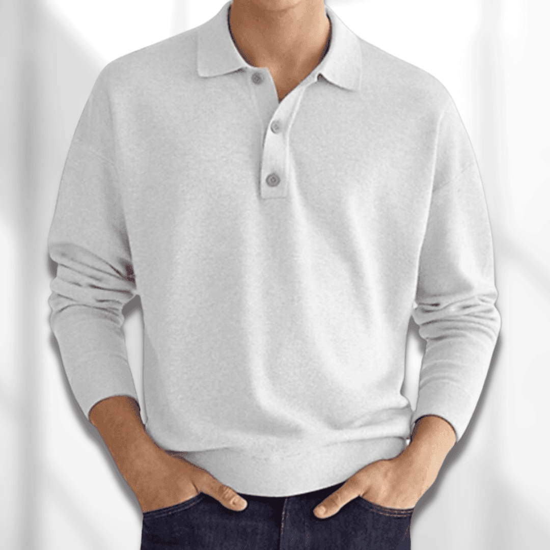 Dionel – Klassieke Heren Polo Trui met Kraag