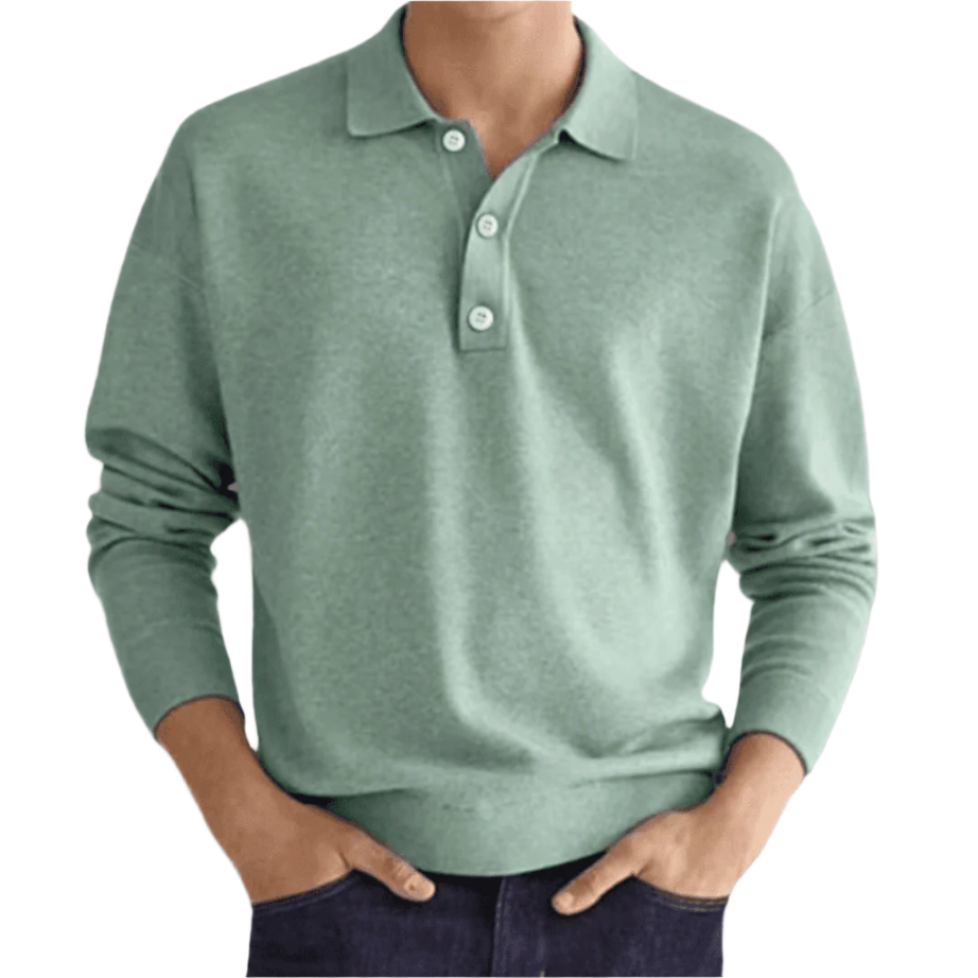 Dionel – Klassieke Heren Polo Trui met Kraag