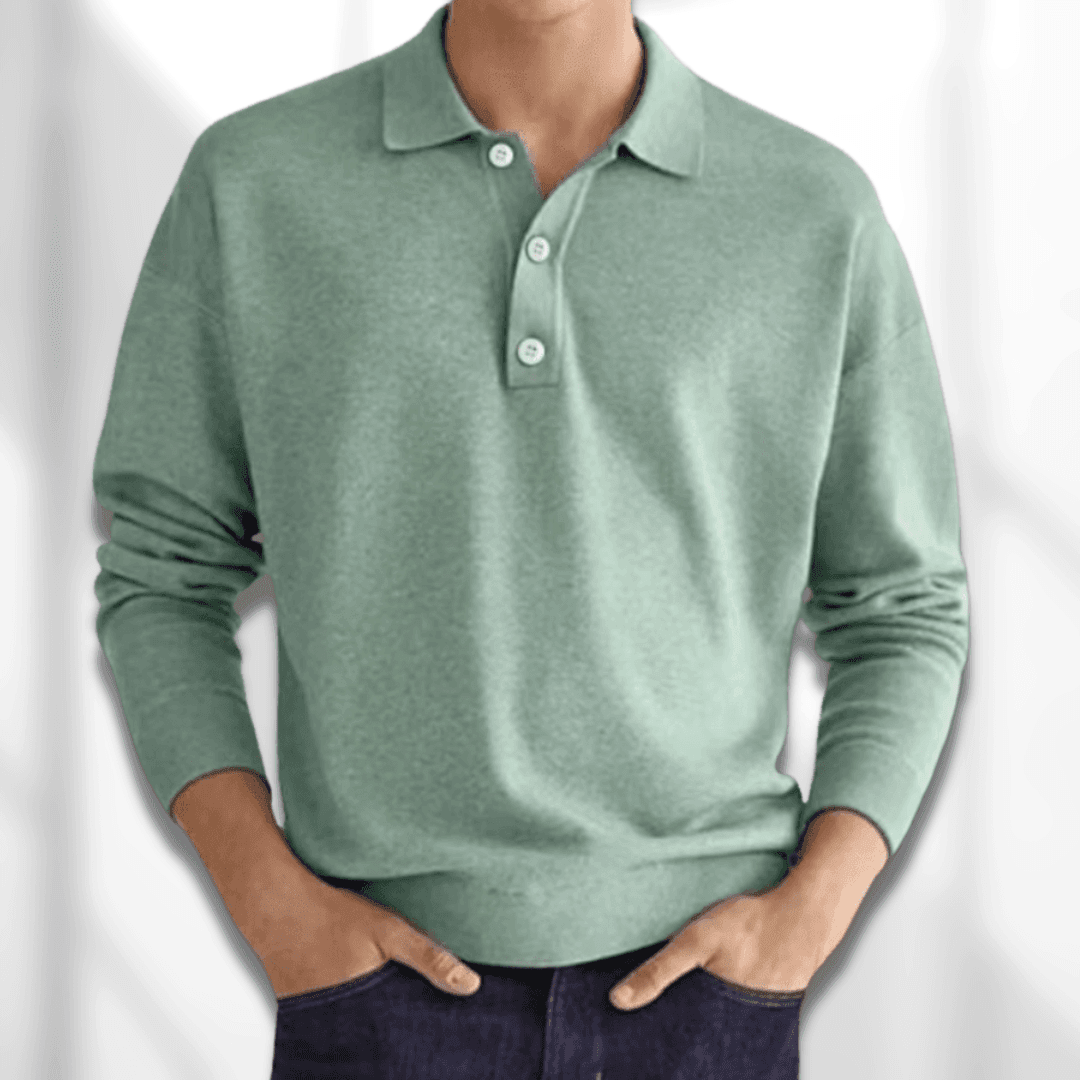 Dionel – Klassieke Heren Polo Trui met Kraag