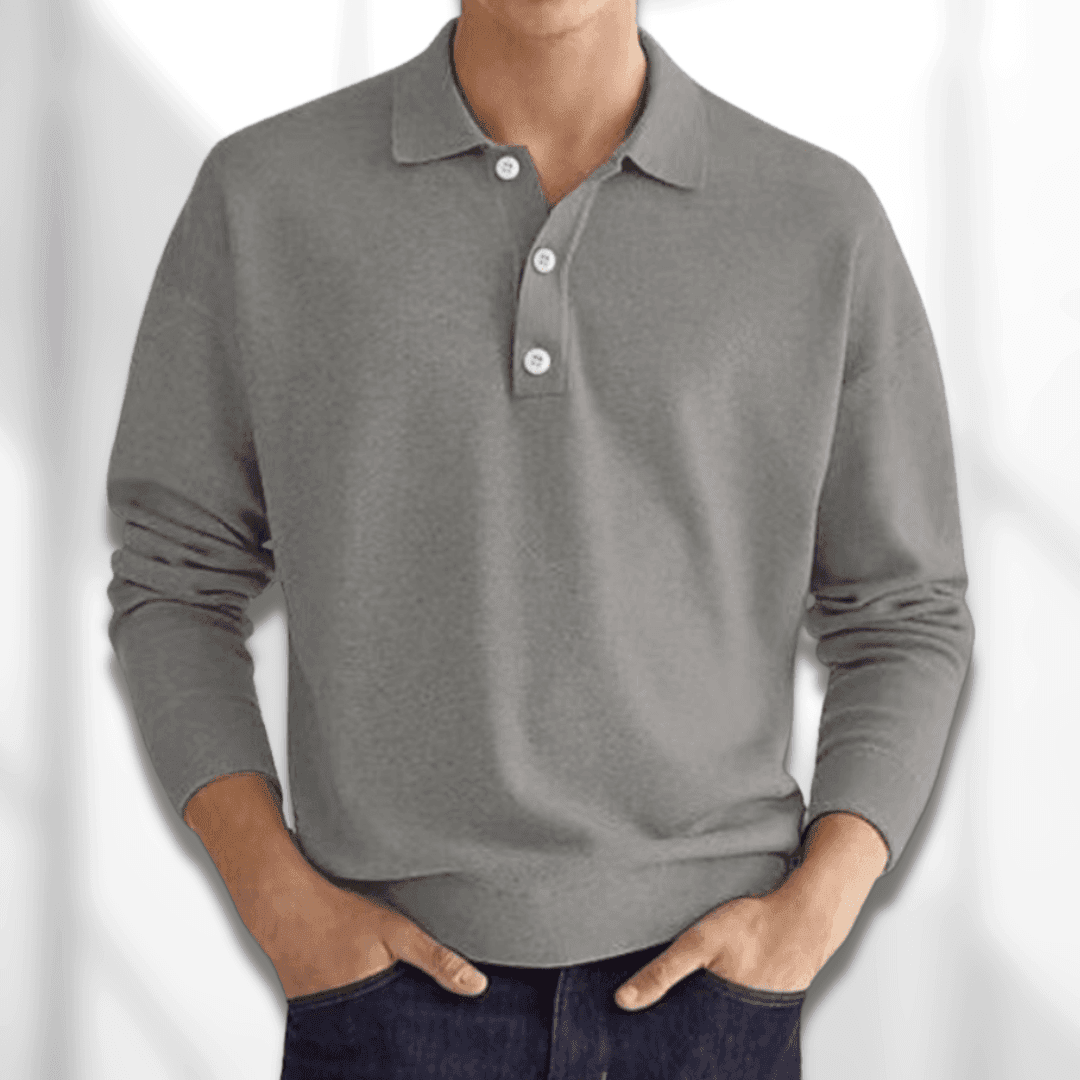 Dionel – Klassieke Heren Polo Trui met Kraag