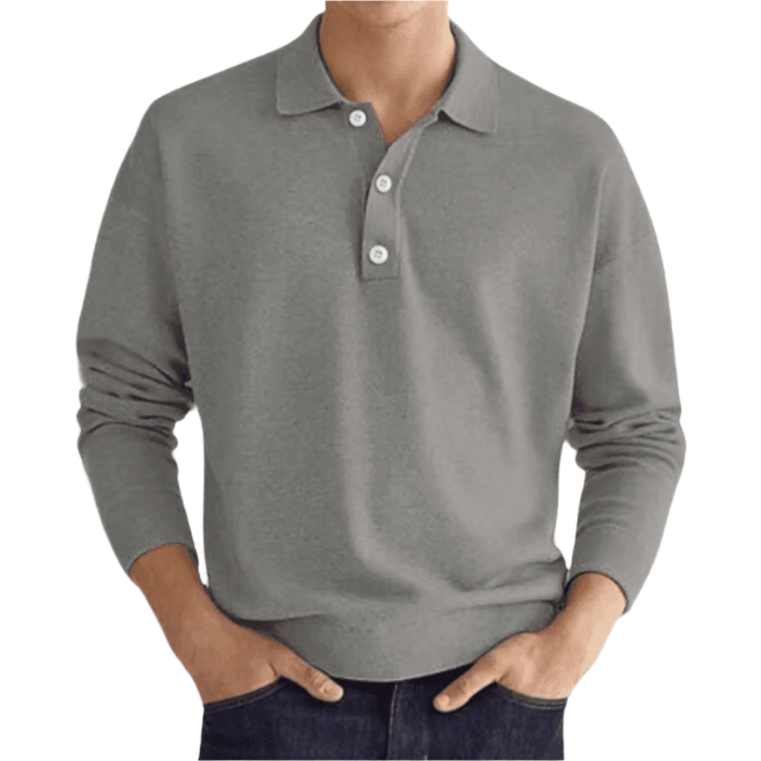 Dionel – Klassieke Heren Polo Trui met Kraag