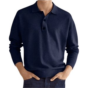 Dionel – Klassieke Heren Polo Trui met Kraag