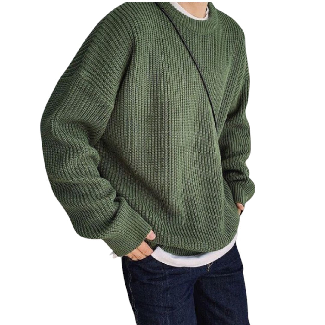 Luca – Oversized Gebreide Wintertrui voor Heren