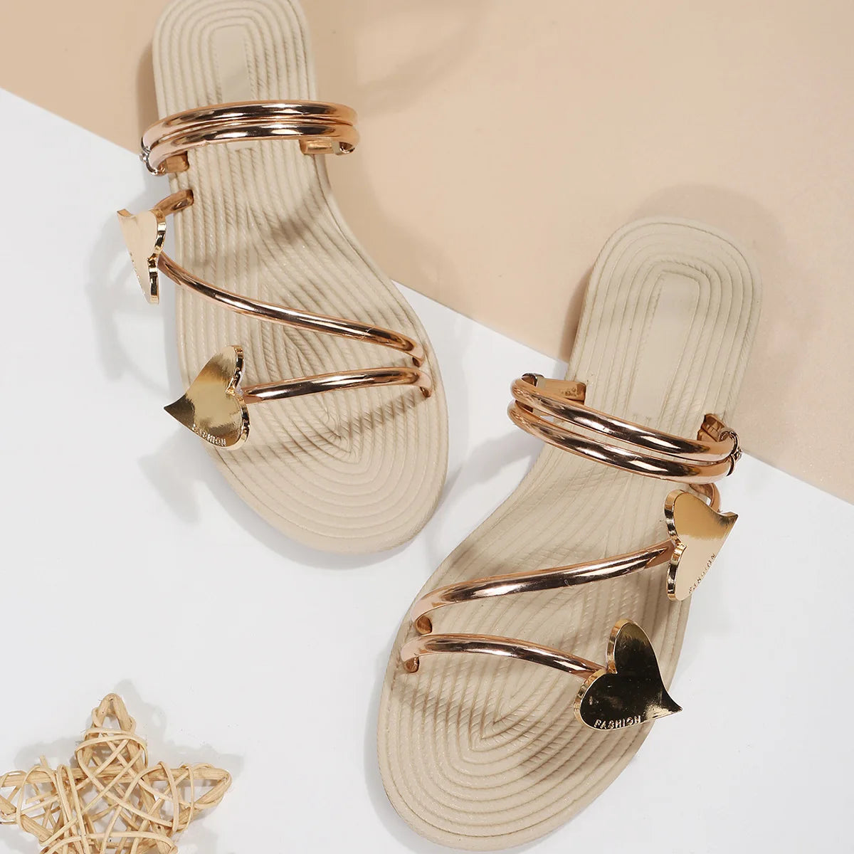 FioreRosso™ pantoffels in hartvorm