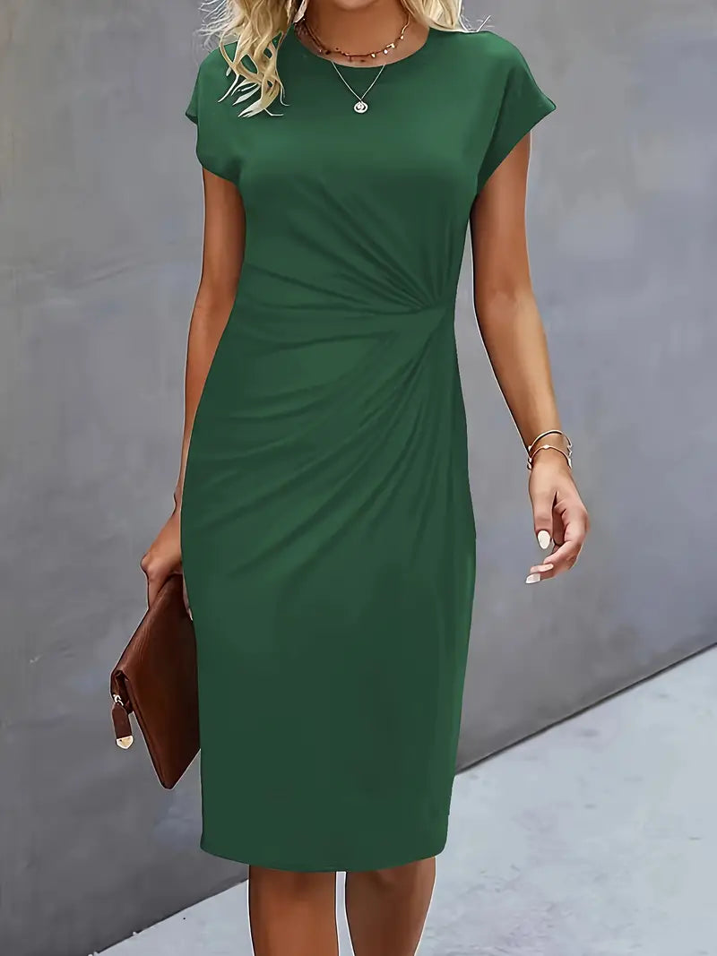 Aiki – Elegante Dames Jurk met Gedraaid Detail