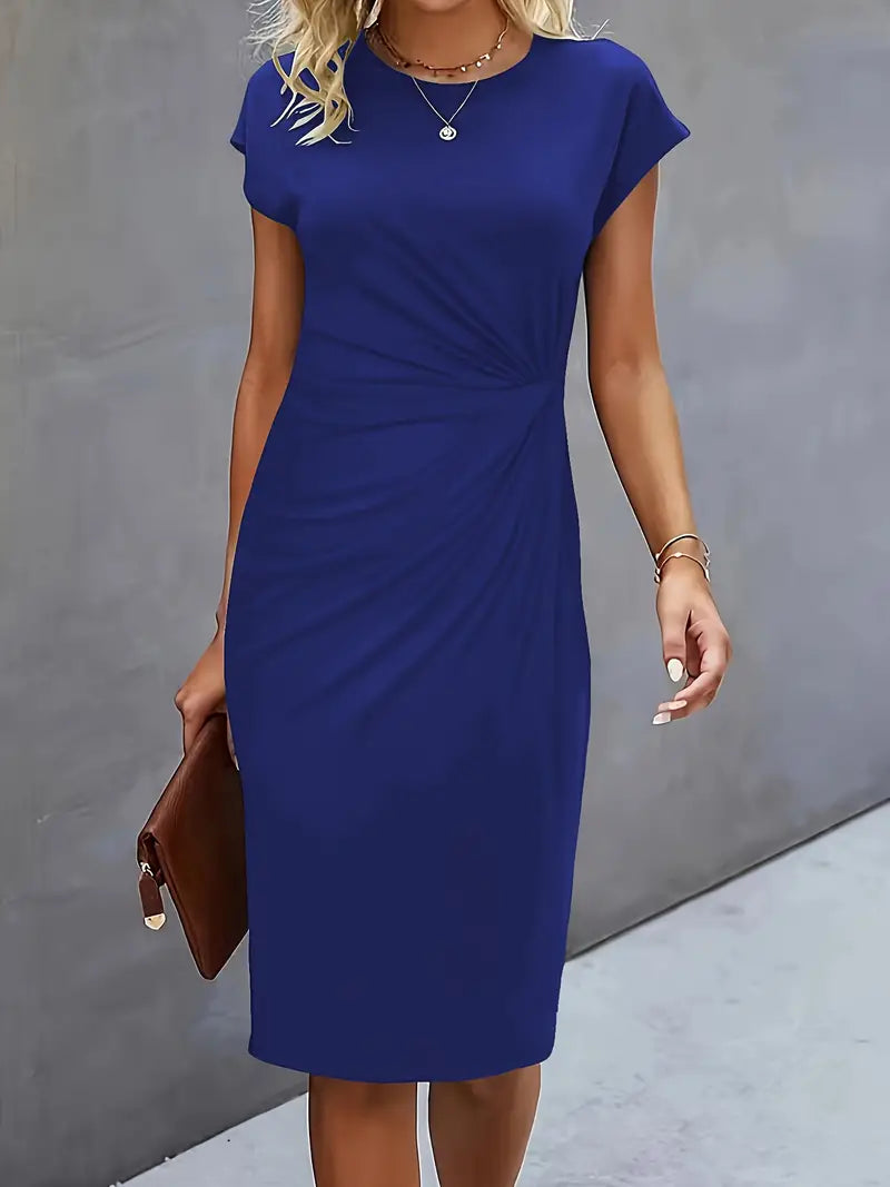 Aiki – Elegante Dames Jurk met Gedraaid Detail
