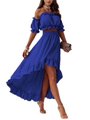 Camila – Elegante Off-Shoulder Dames Terno