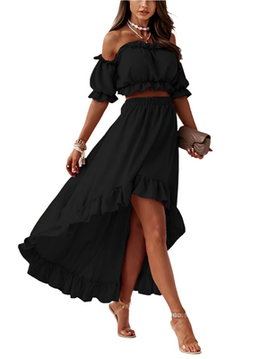 Camila – Elegante Off-Shoulder Dames Terno