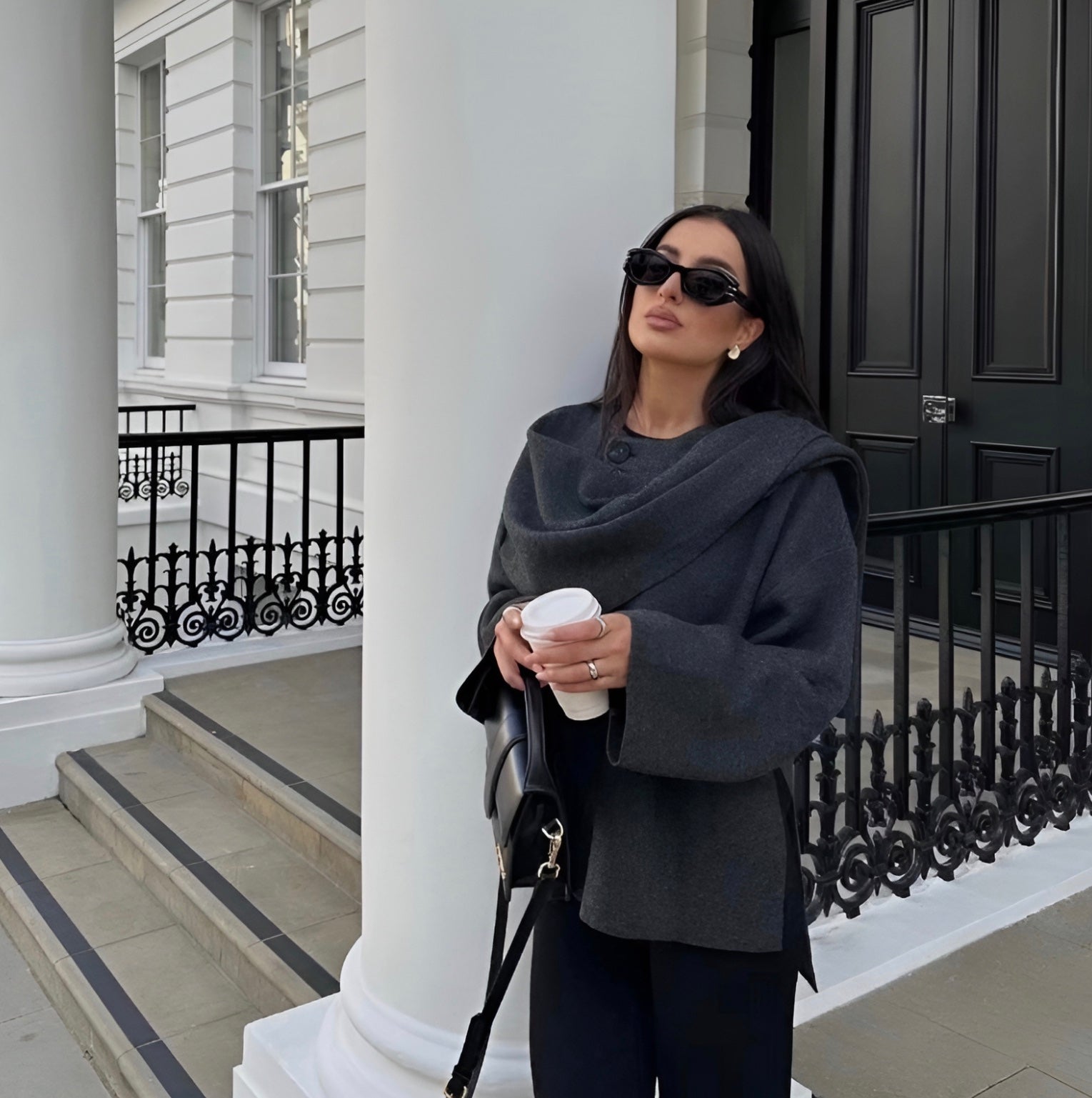 Sofia – De Viral en Trendy Herfstcape voor Dames