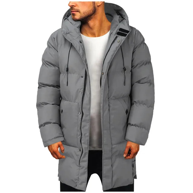 Lorenzo – Gevoerde Lange Winterparka voor Mannen