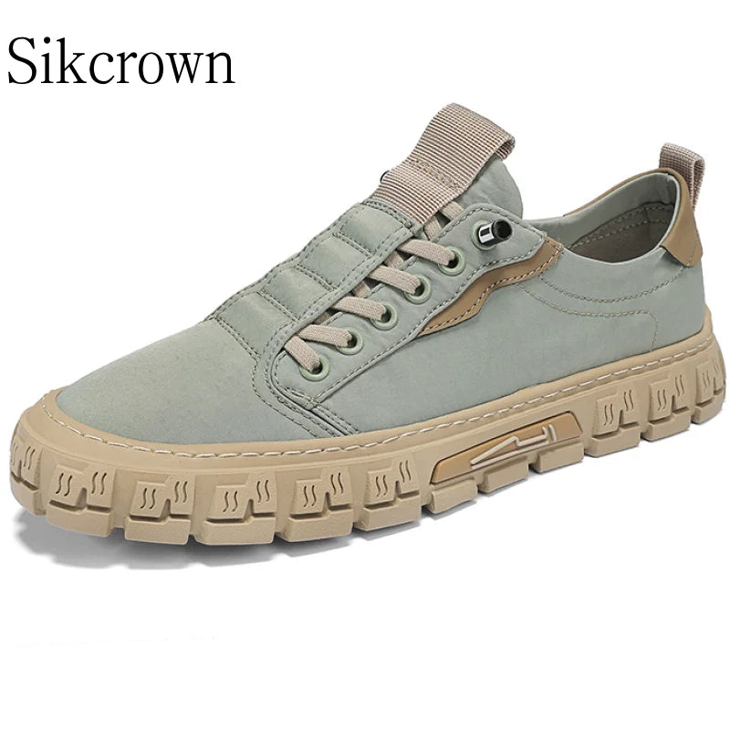 VitoTarpini™ Heren trendy zeildoek casual flats