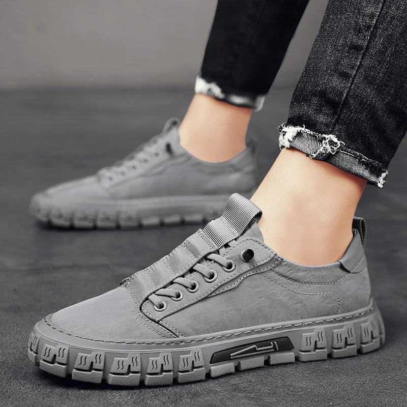 VitoTarpini™ Heren trendy zeildoek casual flats
