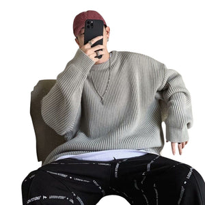 Luca – Oversized Gebreide Wintertrui voor Heren