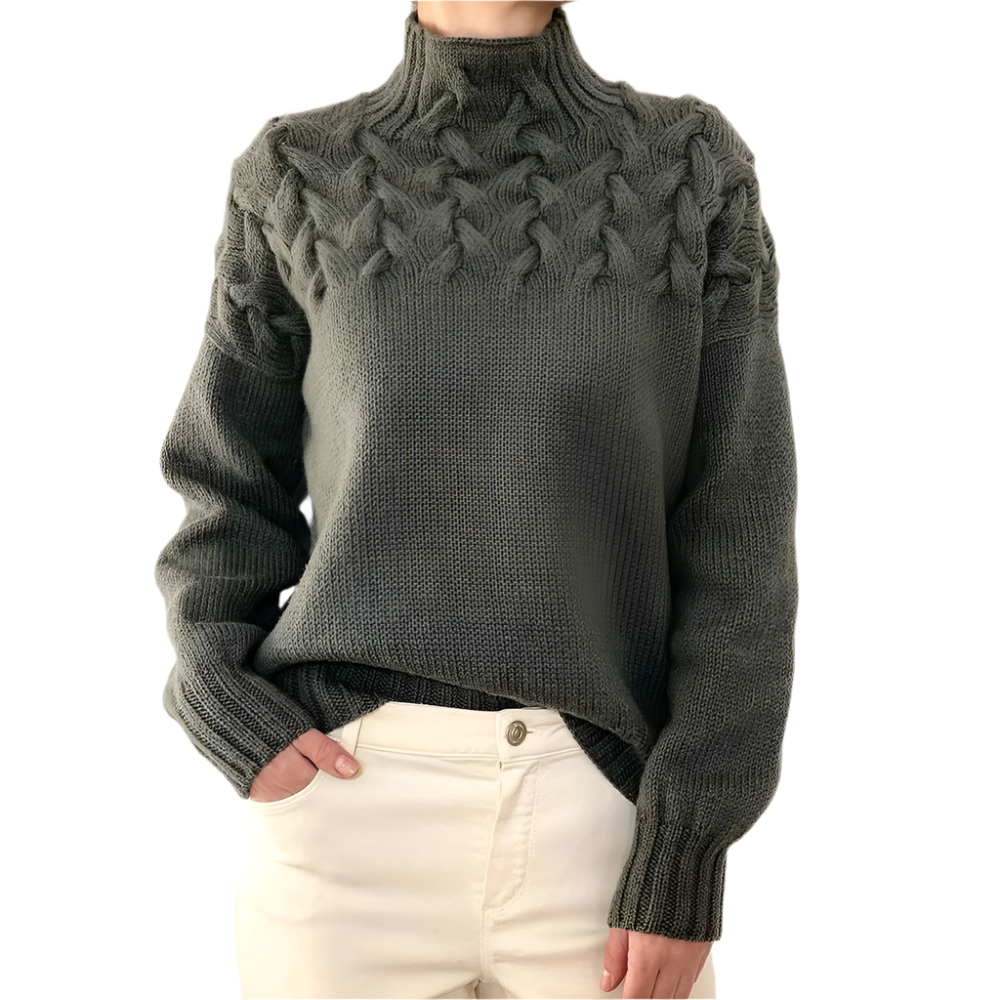 Elena – Warme Gebreide Dames Coltrui