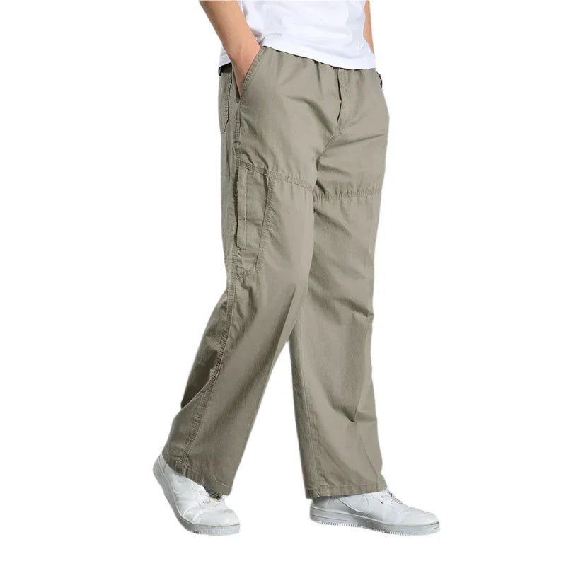 Alessio – Relaxed-Fit Katoenen Casual Broek voor Heren